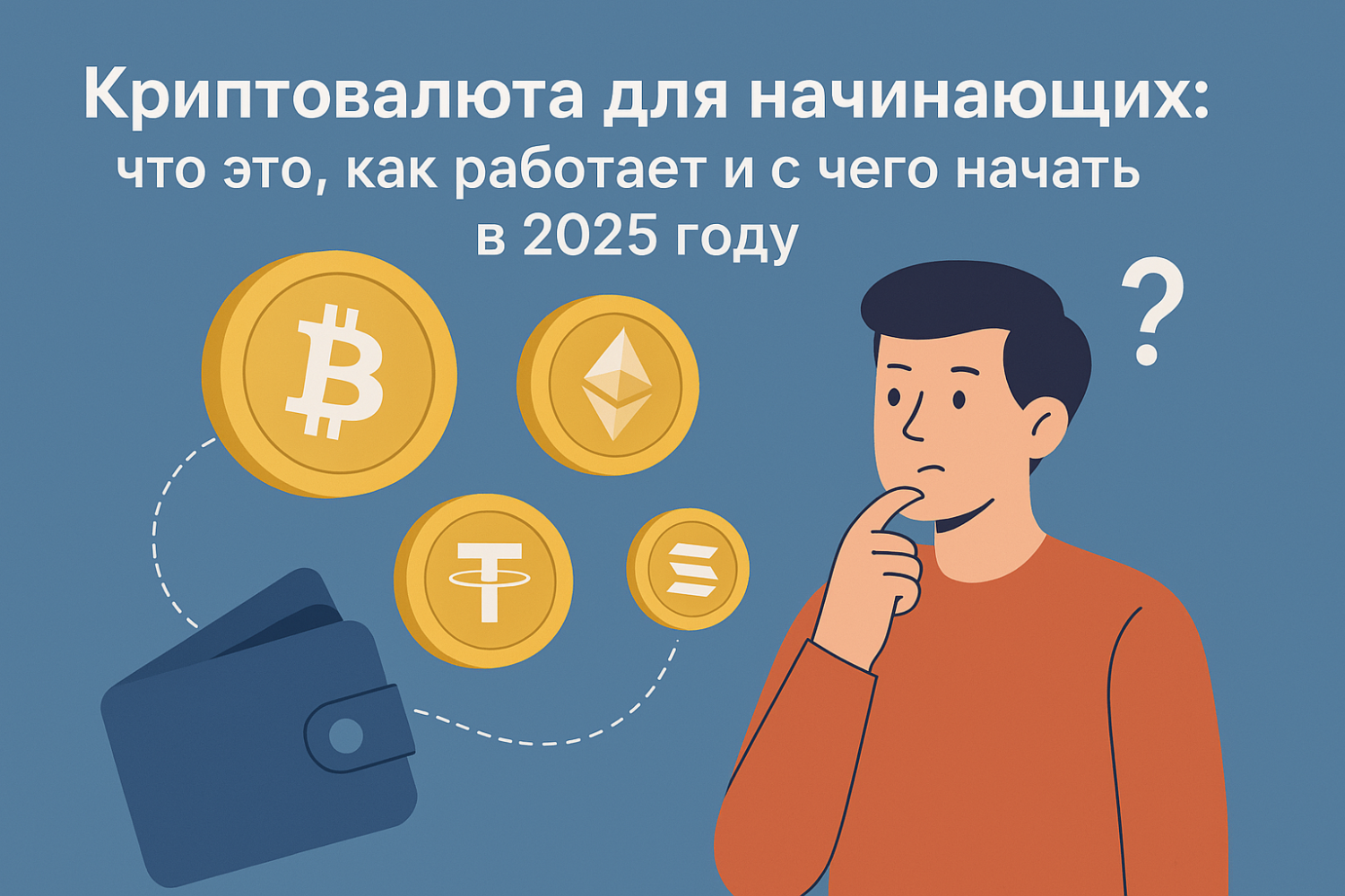 Криптовалюта для начинающих: что это, как работает и с чего начать в 2025 году